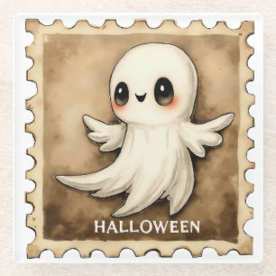 Ghost Post: Special Delivery from the Spirit Realm Glass Coaster