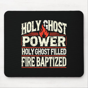 Ghost Power Christian Faith  Mouse Mat