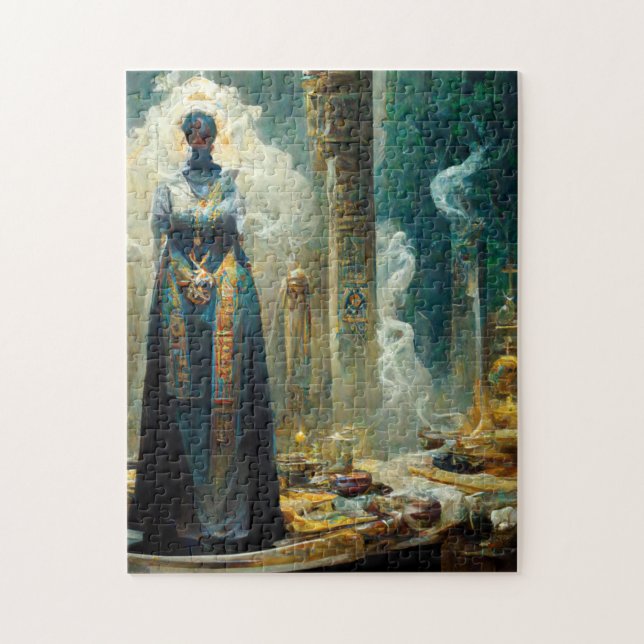 Ghost Priestess Fantasy Jigsaw Puzzle (Vertical)