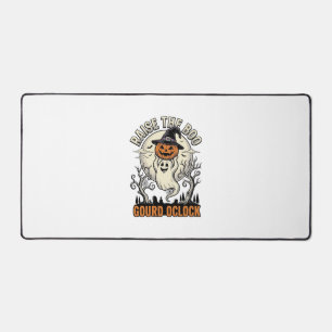 Ghost Pumpkin Shirt Vintage Halloween Engraving Te Desk Mat