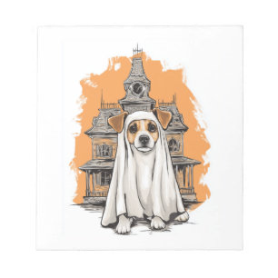 Ghost Pup � Spooky Dog Costume Notepad