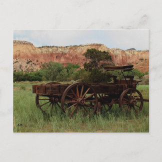 Ghost Ranch Wagon, photo by JLH Postcard