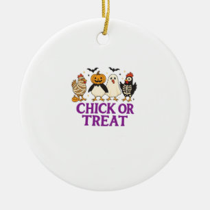Ghost Reading in Cosy Halloween Library Classic T- Ceramic Tree Decoration