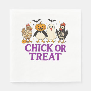 Ghost Reading in Cozy Halloween Library Classic T- Napkin