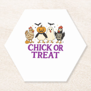 Ghost Reading in Cozy Halloween Library Classic T- Paper Coaster