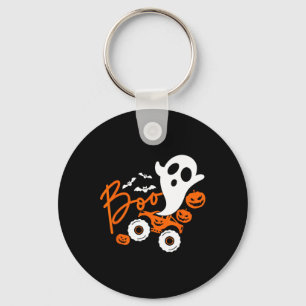 Ghost Rider Truck Monster Halloween Pumpkin Key Ring