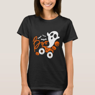 Ghost Rider Truck Monster Halloween Pumpkin  T-Shirt