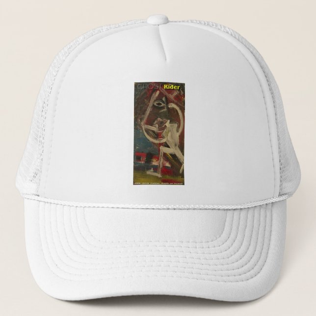 ghost rider trucker hat (Front)