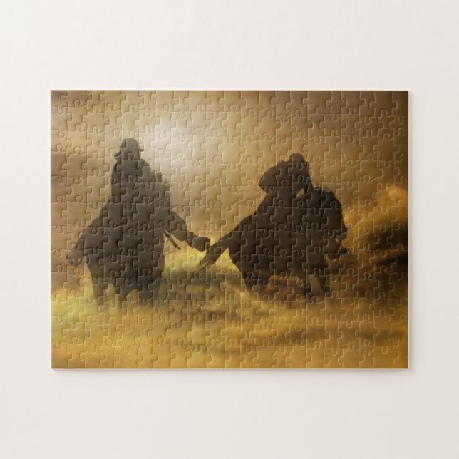 Ghost Riders Cowboy Country Western Jigsaw Puzzle (Horizontal)