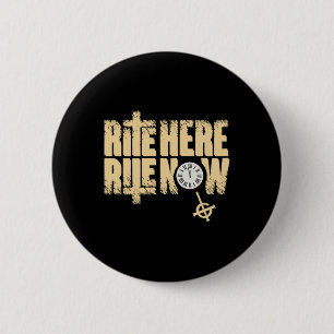 Ghost Rite Here Title 6 Cm Round Badge