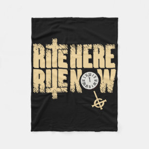 Ghost Rite Here Title Fleece Blanket