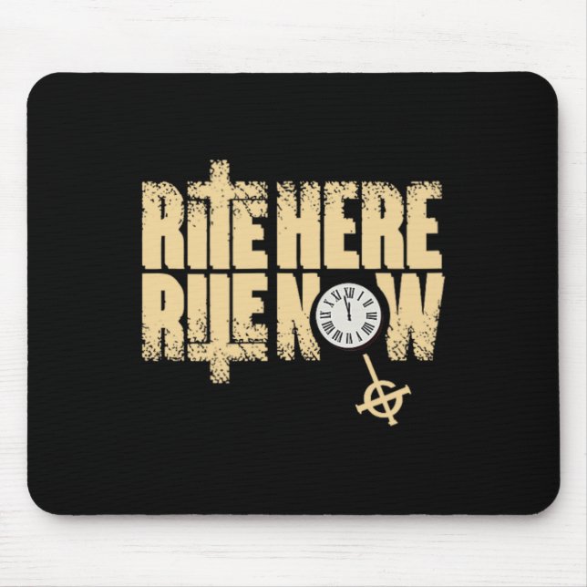 Ghost Rite Here Title  Mouse Mat (Front)
