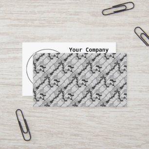 Ghost Rose Climbing a Chain Link Fence Seamless Pa Business Card