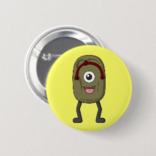 Ghost Sandal Bake-zori   Japanese Yokai 6 Cm Round Badge