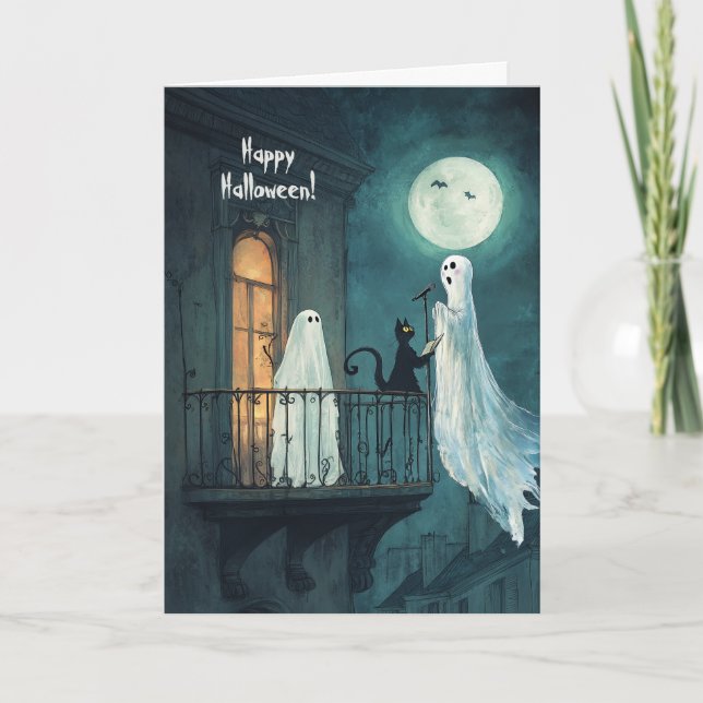 Ghost Serenade Thank You Card (Front)