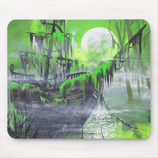 Ghost Ship Mouse Mat (Front)