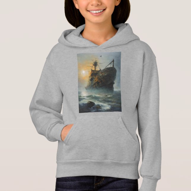 Ghost ship, pirate ship, (Front)
