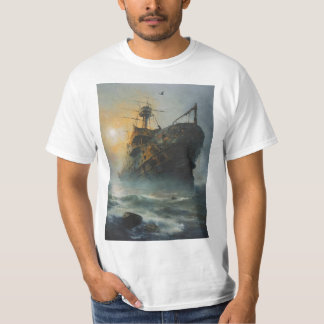 Ghost ship, pirate ship, T-Shirt
