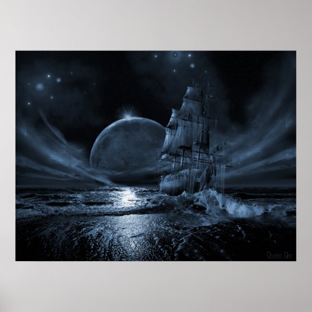 Ghost ship series: Full moon rising Poster (Front)