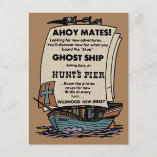 Ghost Ship SKUA Wildwood Postcard