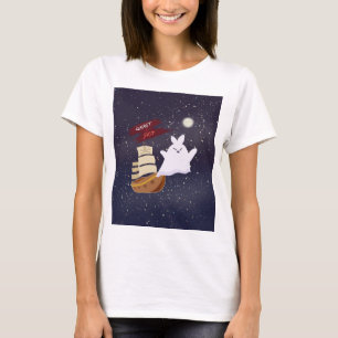 Ghost Ship Spooky Halloween T-Shirt