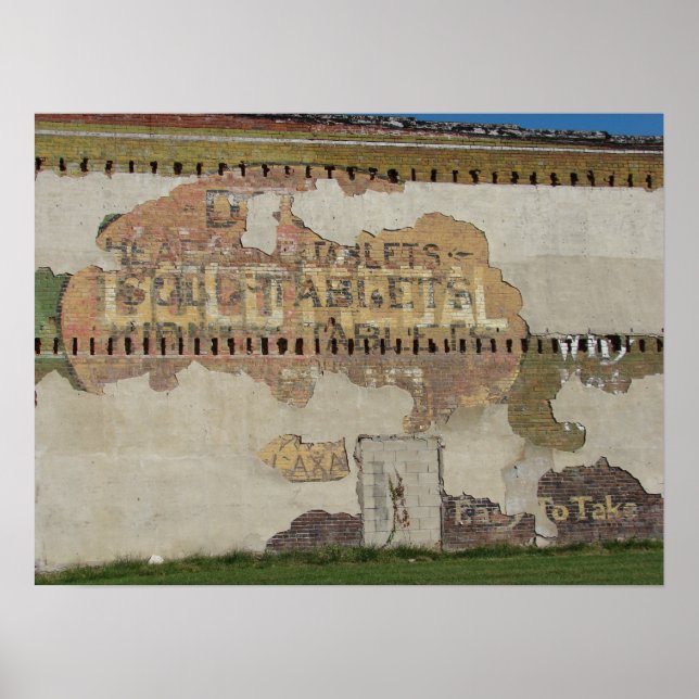 Ghost Sign in Brighton, Iowa (Front)