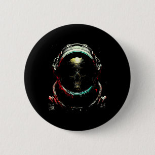 Ghost Skeleton - Spooky Skull Halloween Costume  6 Cm Round Badge