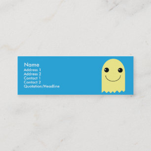 Ghost - Skinny Mini Business Card