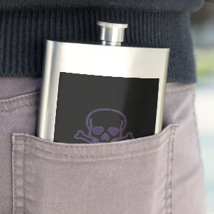 Ghost Skull stainless steel flask
