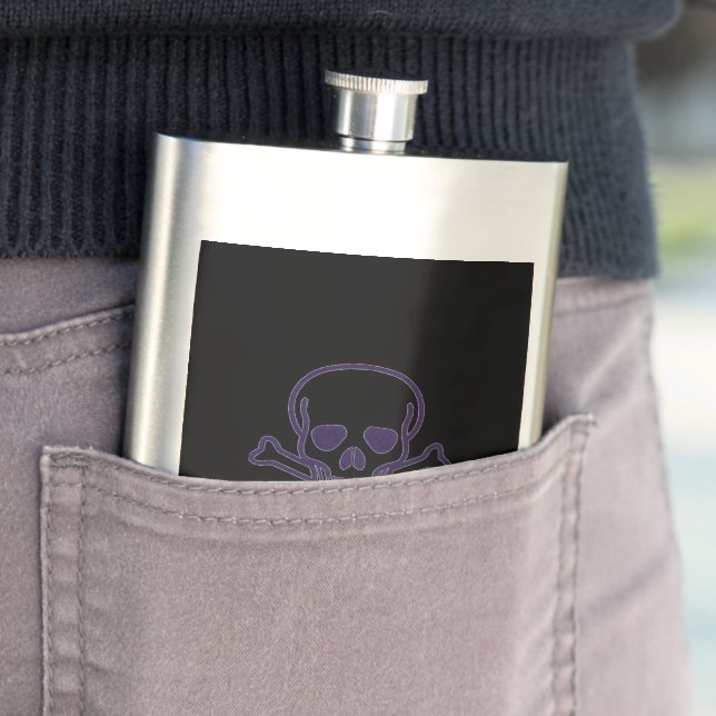 Ghost Skull stainless steel flask (In Situ)