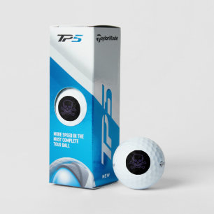 Ghost Skull Taylor Made TP5 golf balls 3pk