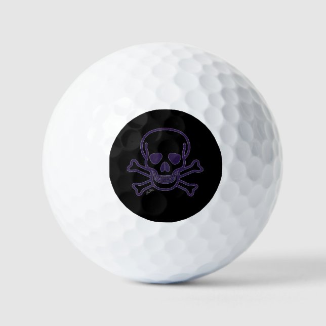 Ghost Skull value golf balls 12 pk (Front)
