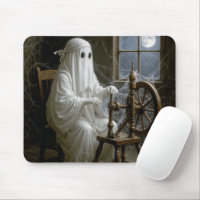Ghost Spinning Cobwebs On a Spinning Wheel