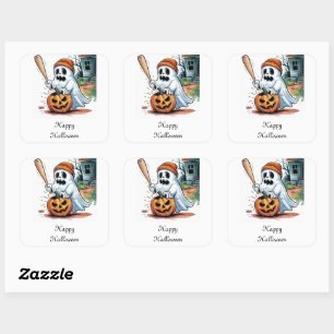 Ghost Square Sticker