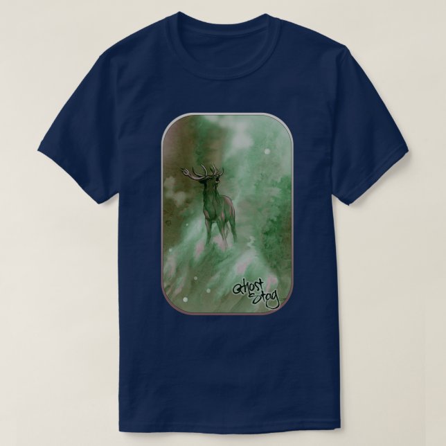 Ghost Stag T-Shirt (Design Front)