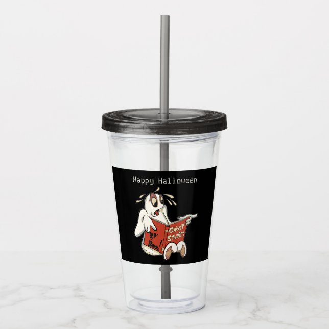 Ghost Stories Halloween Acrylic Tumbler (Front)