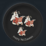 Ghost Stories Halloween Paper Plates<br><div class="desc">Elegant Ghost Stories Halloween Paper Plates</div>