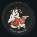 Ghost Stories Halloween Paper Plates<br><div class="desc">Elegant Ghost Stories Halloween Paper Plates</div>