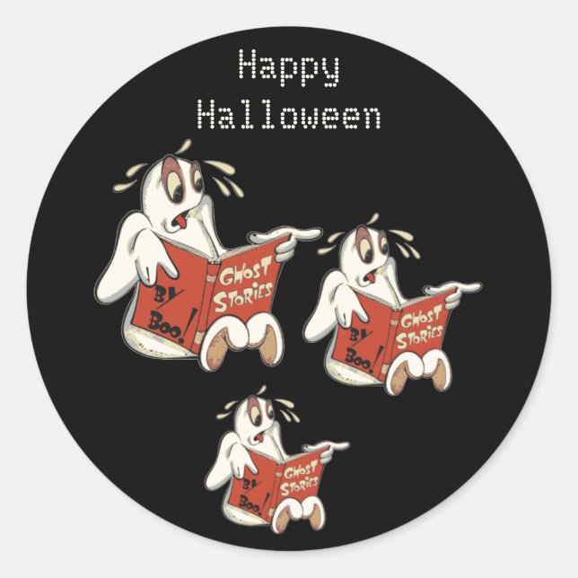 Ghost Stories Halloween Sticker (Front)