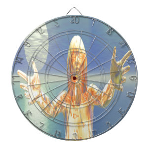 Ghost Sunrise Dartboard