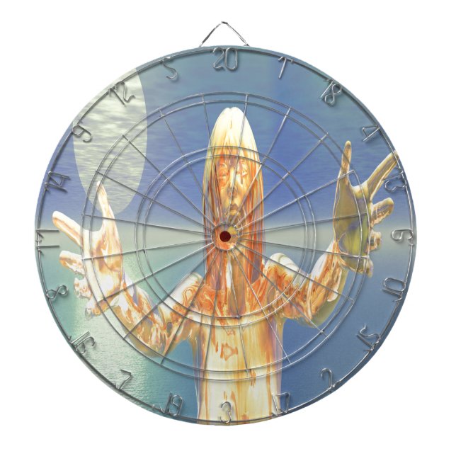 Ghost Sunrise Dartboard (Front)