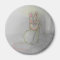 Ghost Tailor Mouse Magnet 3 inch Round