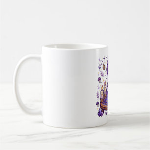 Ghost Tarot Reading Mystic Halloween Art Coffee Mug