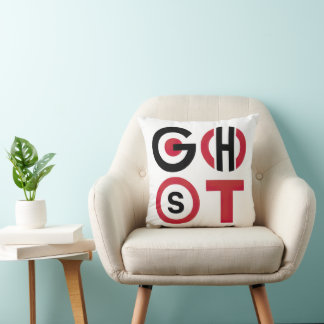 Ghost Text Cushion