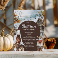 Ghost Town Gathering Western Halloween Party
