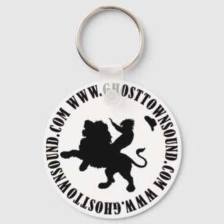 Ghost Town Sound B&W Keychain