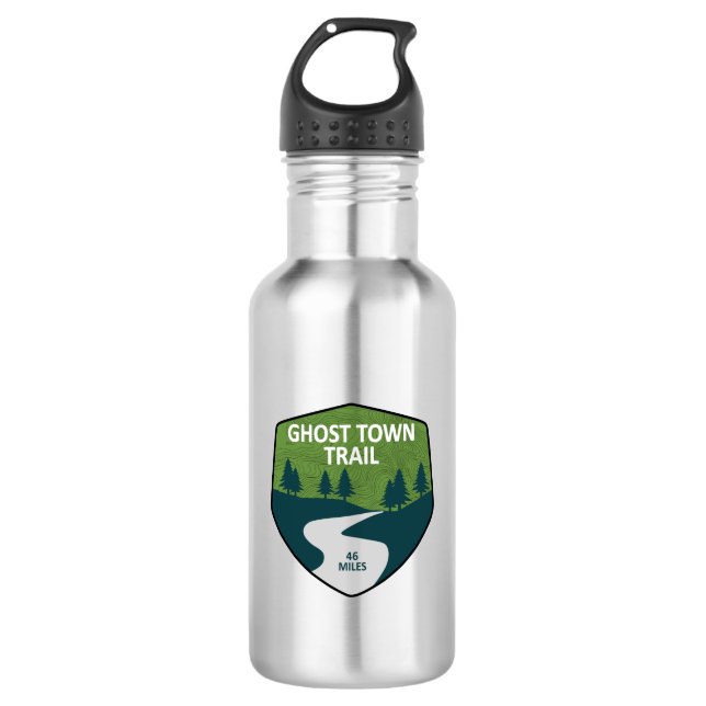 Ghost Town Trail Pennsylvania 532 Ml Water Bottle (Front)