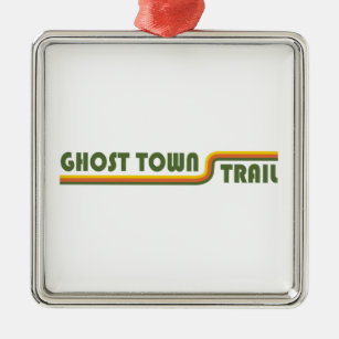 Ghost Town Trail Pennsylvania Metal Tree Decoration