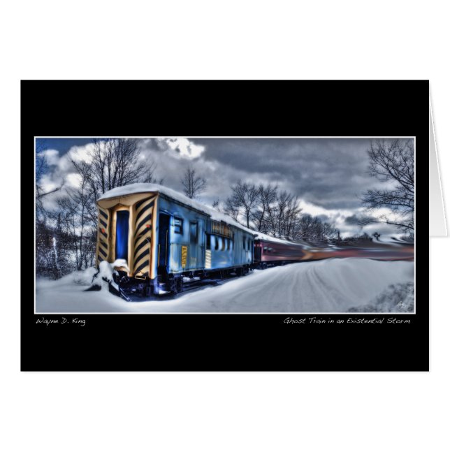 Ghost Train in an Existential Storm Card (Front Horizontal)