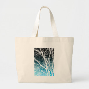 ghost tree large tote bag